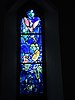 Stained glass side-window by Marc Chagall, All Saints Church, Tudeley.jpg