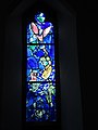 Stained glass side-window by Marc Chagall, All Saints Church, Tudeley.jpg