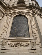 Vidrieras del exterior de la Catedral de San Pablo