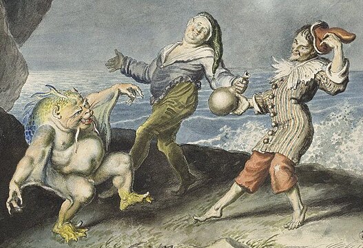 "Stephano,_Trinculo_and_Caliban_dancing_from_The_Tempest_by_Johann_Heinrich_Ramberg.jpg" by User:Paul Barlow