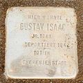 image=File:Stolperstein_Eschersheimer_Landstraße_402_Gustav_Isaac.jpg