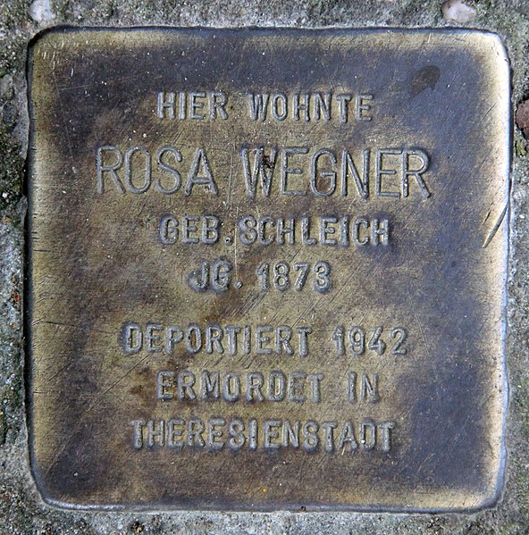 File:Stolperstein Hochsitzweg 17 (Zehld) Rosa Wegner.jpg