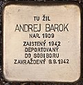 Stolperstein für Andrej Barok (Banská Štiavnica).jpg