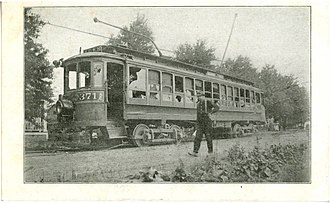 Damaged streetcar after the strike Street Car Strike, Columbus, Ohio - 1910..jpg