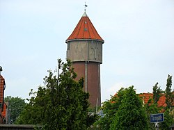 De oude watertoren in Struer