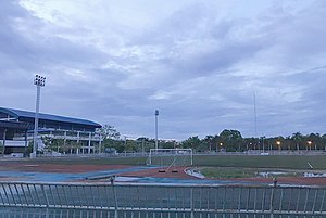 Das Suphanburi Sports School Stadium im Januar 2015