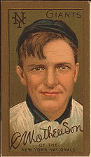 Christy Mathewson holds the National League record. T205MathewsonLOC.jpg