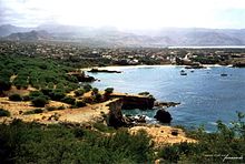 General view of the town and the bay