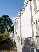 West wall and walkway February 2010