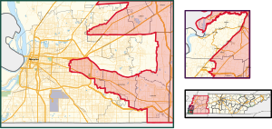 Tennessee's 8th congressional district in Memphis (since 2023).svg