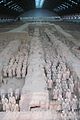 General view of the Pit 1 at the Xian Terracotta Warriors Museum (Xian, China)