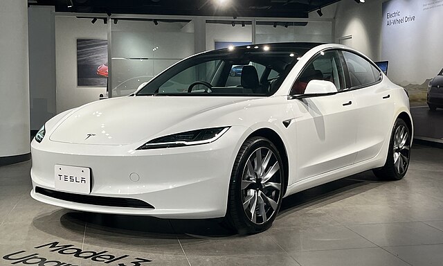Tesla Model 3 electric car (2.06 million)