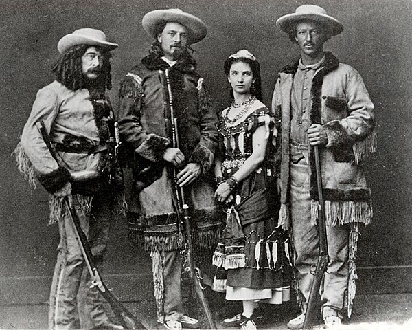 Ned Buntline, Buffalo Bill Cody, Giuseppina Morlacchi, Texas Jack Omohundro