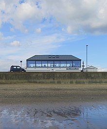 The Bandstand restaurant and cafe, an example of the town's regeneration