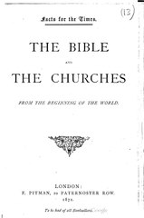 The Bible and the Churches (1871) by George Fryer