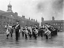 The Royal Marine Barracks in the Second World War. The Royal Navy during the Second World War A2184.jpg