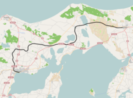 Spoorlijn Thisted - Fjerritslev op de kaart