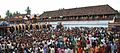 Caparisoned elephants during Sree Poornathrayesa temple festival, Thrippunithura.