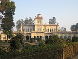 Tilak Hall, Faizabad's town hall, office of the municipal borad. During the Raj, was known as "Victoria Memorial Hall"