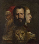 Titian and workshop - An Allegory of Prudence - Google Art Project