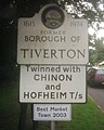 Tiverton - Tiverton Sign - geograph.org.uk - 1272978.jpg