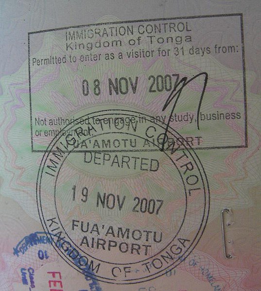 File:Tonga Passport Stamps.jpg