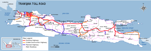 Toll Road Network in Java
