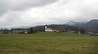 Trata pri Velesovem in Upper Carniola, Slovenia