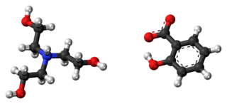 <span class="mw-page-title-main">Trolamine salicylate</span> Chemical compound