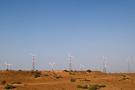 Wind farm in Rajasthan.