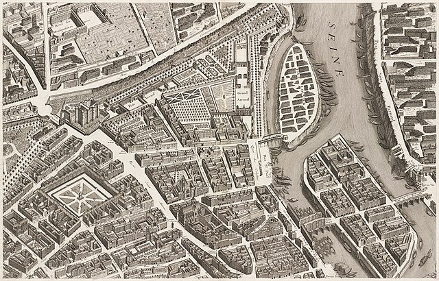 Turgot map of Paris, sheet 6