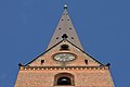 Deutsch: Blick auf den Turm der Hamburger Hauptkirche St. Petri von der Bergstraße aus. This is a photograph of an architectural monument. It is on the list of cultural monuments of Hamburg, no. 52