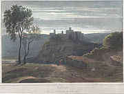 view of Harlech Castle by David Cox