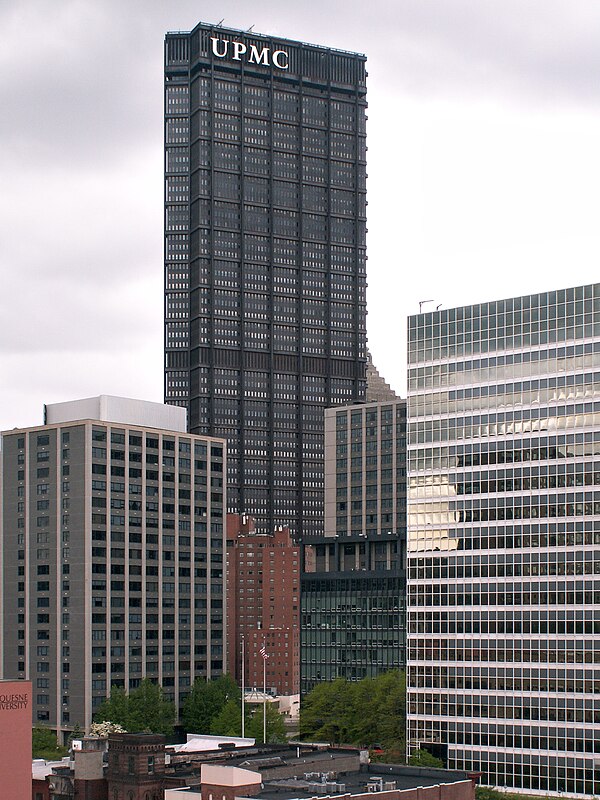 The U.S. Steel Tower in downtown Pittsburgh