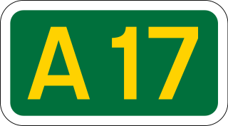 A17 road (England) road in south-east England