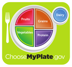 GUIDE DE RÉGIME équilibré avec assiette divisée à 3 compartiments