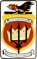 USS Saratoga (CVA-60) insignia, 1958 (NH 64888-KN).png