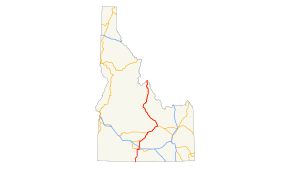 Map Us 93 U.S. Route 93