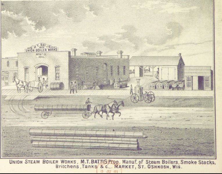 File:Union Steam Boiler, Oshkosh, Wisconsin, from 1880 book History of Winnebago County, Wisconsin, and early history of the Northwest.png