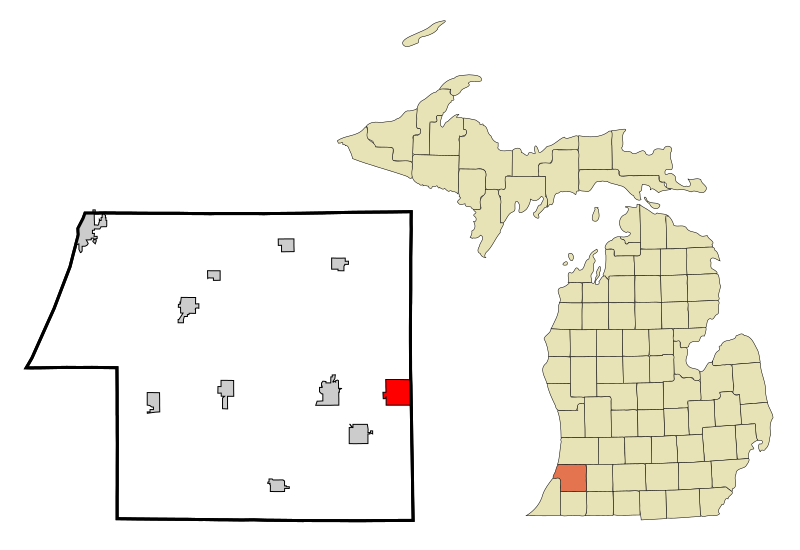 File:Van Buren County Michigan Incorporated and Unincorporated areas Mattawan Highlighted.svg