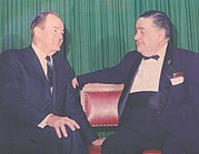 Unedited image of Vice President Hubert Humphrey and Michael J. Eagen in 1968.