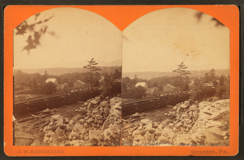 File:View of No. 1 Head on Gypsy Road, Scranton, Pennsylvania, by J. W. Easterline.png