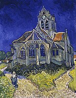 Vincent van Gogh, Crkva u Auversu, 1890