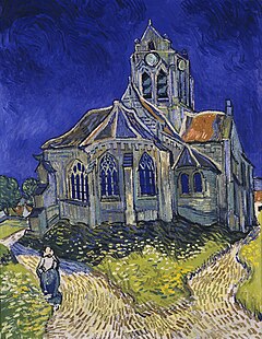 Vincent van Gogh - The Church in Auvers-sur-Oise, View from the Chevet - Google Art Project.jpg