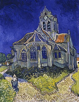 Цртеж цркве, Винсент ван Гог 1890.