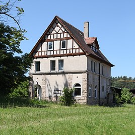 Edificio de recepción de la antigua estación de tren