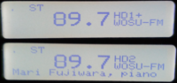 WOSU's HD Radio Channels on a SPARC Radio with PSD. WOSU HD.png