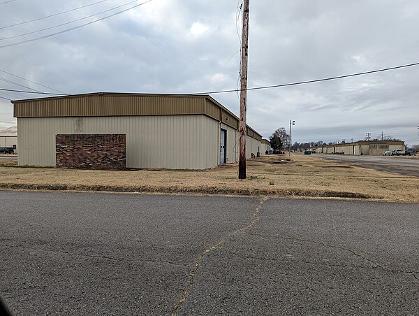 Buildings 430, 431, 432, 438, 439, and 440. These warehouses were constructed in 1942, and are the only WW2 era buildings left on the property.