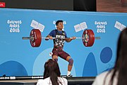 Deutsch: Gewichtheben bei den Olympischen Jugendspielen 2018; Tag 2, 10. Oktober 2018; Jungen 62 kg English: Weightlifting at the 2018 Summer Youth Olympics at 8 October 2018 – Boys' 62 kg