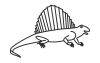 Диметродон — рептилия, имевшая на спине костное образование в форме паруса. Обитатель пермских техасских пустынь.